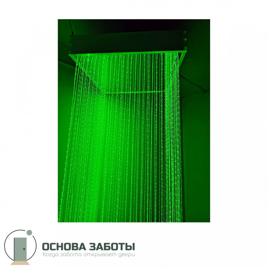 Фибероптический душ квадратный 70х70 (волокно в оболочке)
