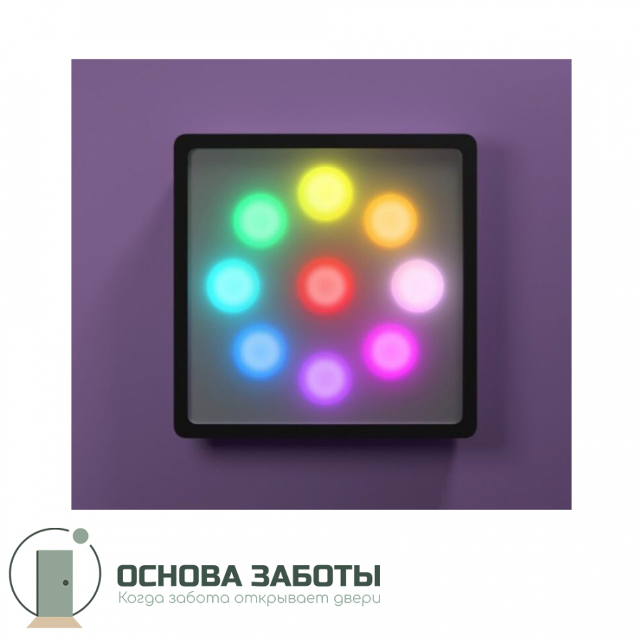 Светозвуковая панель "Вращающиеся огни"