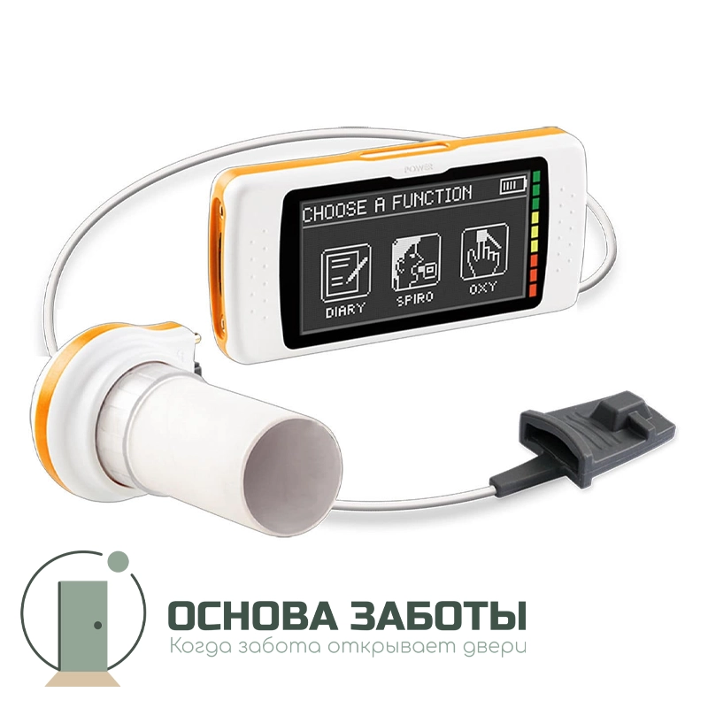 Портативный спирометр с оксиметром MIR Spirodoc OXY