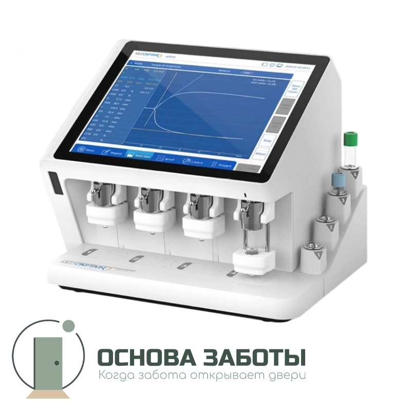 Medcaptain Haema T4 - полуавтоматический тромбоэластограф