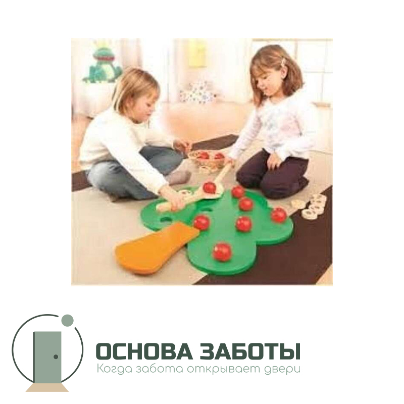 Игра "Собери яблоки" Максимальное количество игроков- 4.