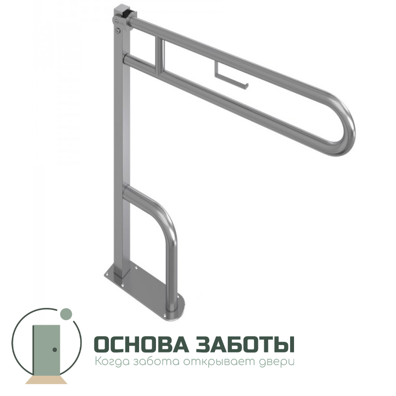 Поручень опорный, откидной, тип 2, AISI 304, D38