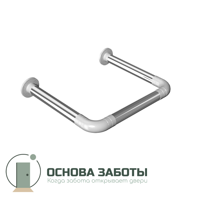 Поручень опорный для мини-раковины, AISI304+PA, D32
