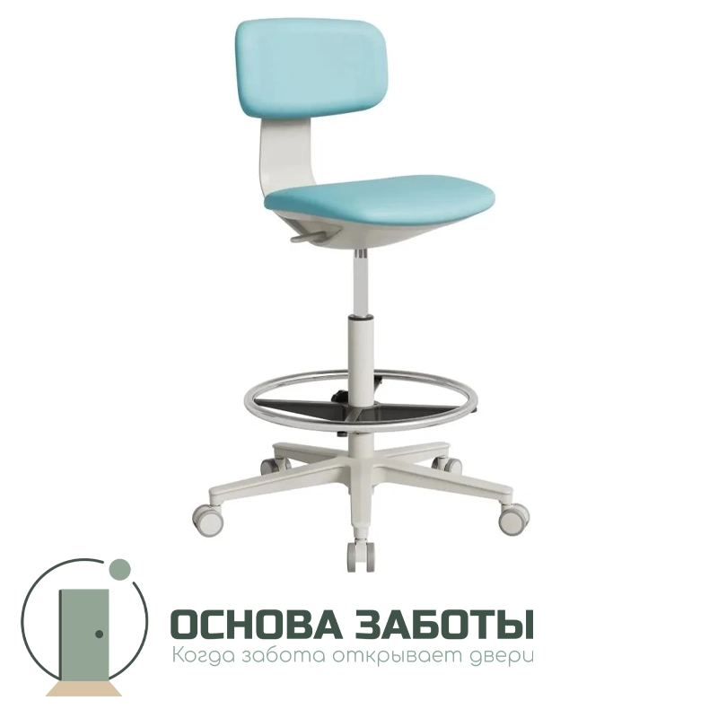 Кресло лаборанта КР24-В высокое, без подлокотников