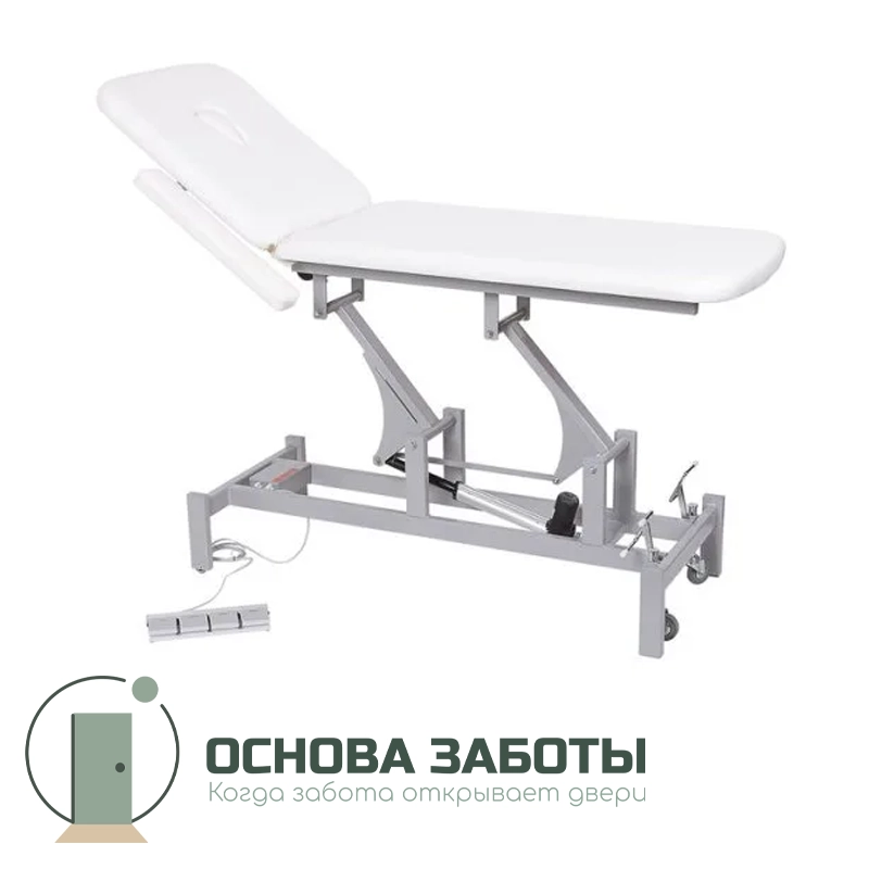Кушетка процедурная ОДК-2 с двумя электроприводами,ножной педалью управления